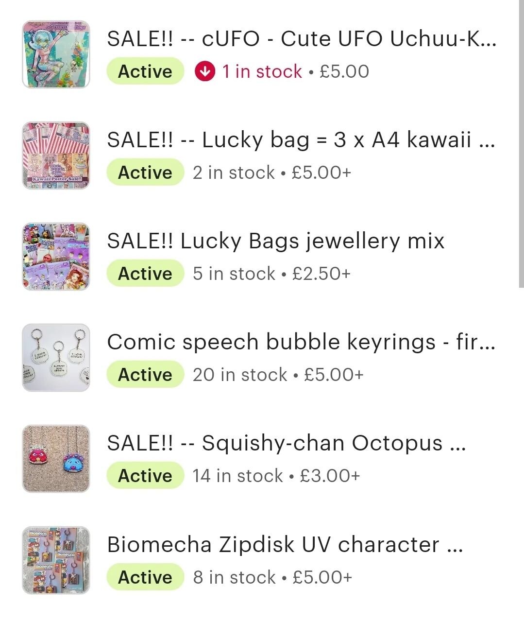 Bleh-tsy 😢
Any Etsy traction has completely disappeared on me this year! 💔 I've set listings other than comics and art to not auto-renew any more, so a lot of these will only be available to buy from my Etsy shop for a little while longer. All quer