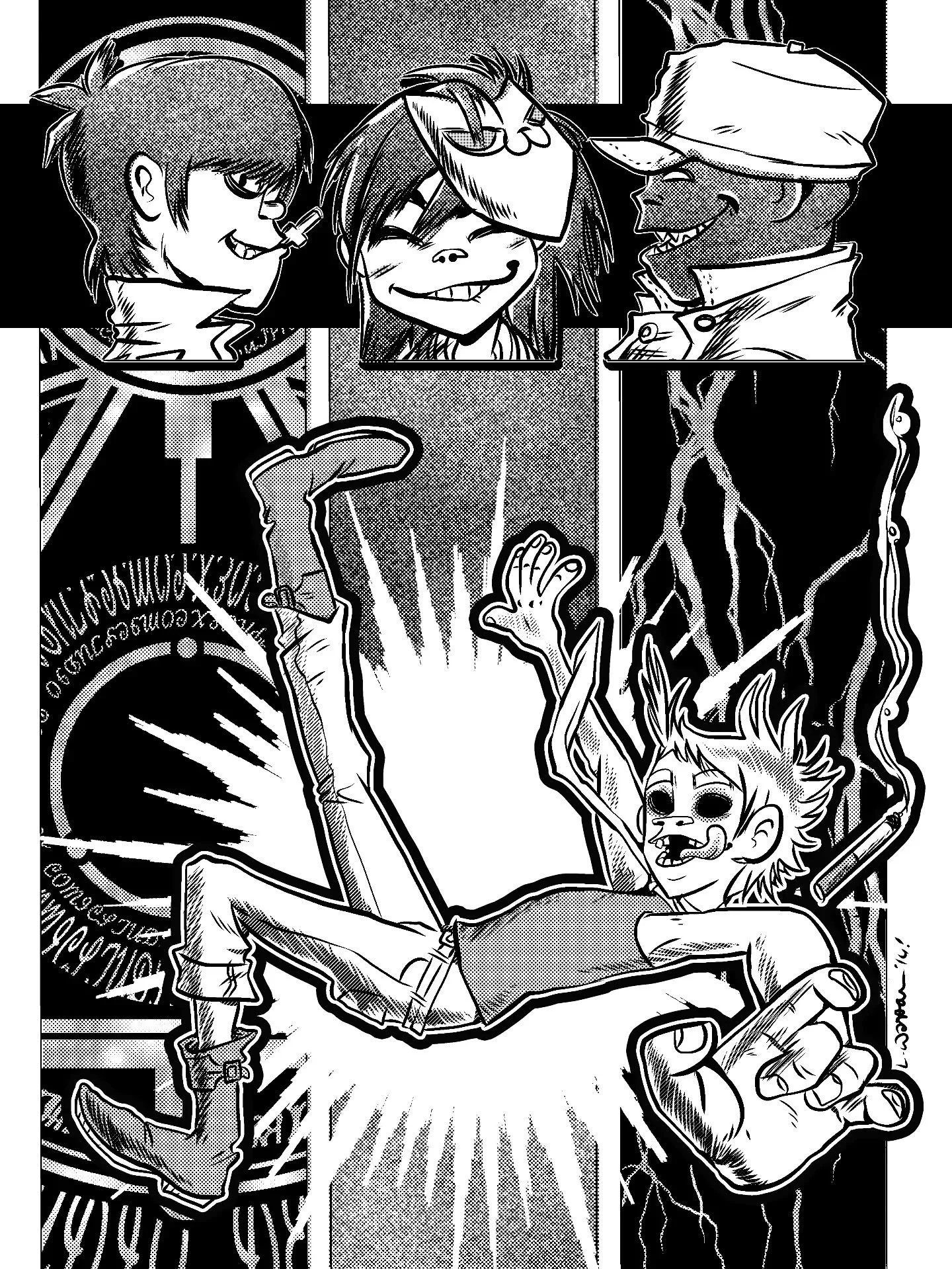 Some discussion happening about #Gorillaz at the mo! I dug up an old piece I did some 11 years ago (!) for a music #fanzine compiled by @sammyborras 👌✨️
Gorillaz launched their first album (and obvs announced their entire existence) when I was at u