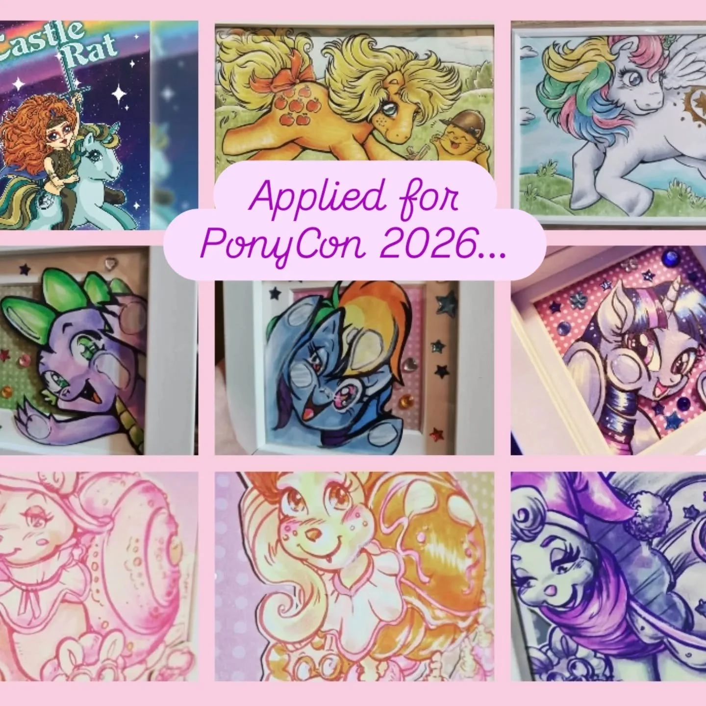 Fingers crossed I can get a 1-day table slot 🙏 ❤️🌈
#ponycon #ponyconuk #MLP #80stoys #80stoyscollector