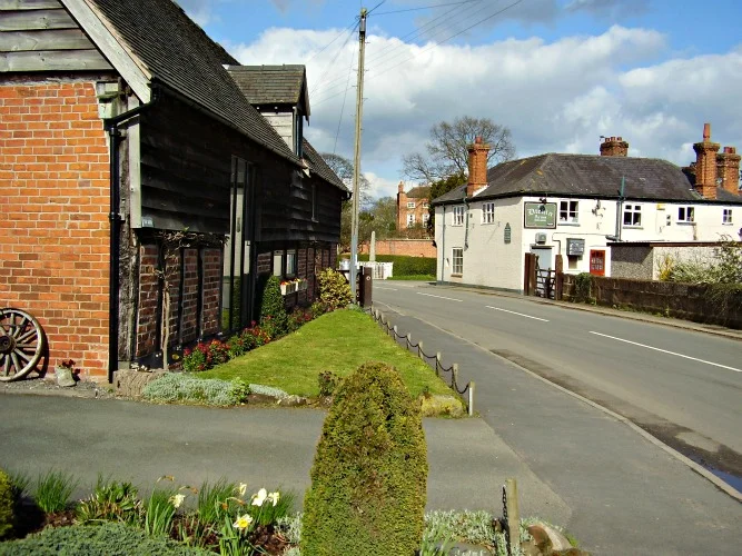 The Dickin Arms, Loppington. They do a great nutroast. (Ours)