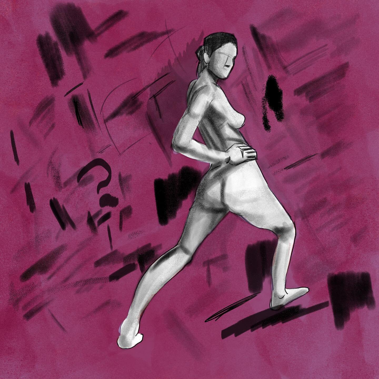 Messing around in Photoshop trying to find a graphite shading brush that feels and looks natural (lots of scribbles). #figuredrawing #sketchbook #art