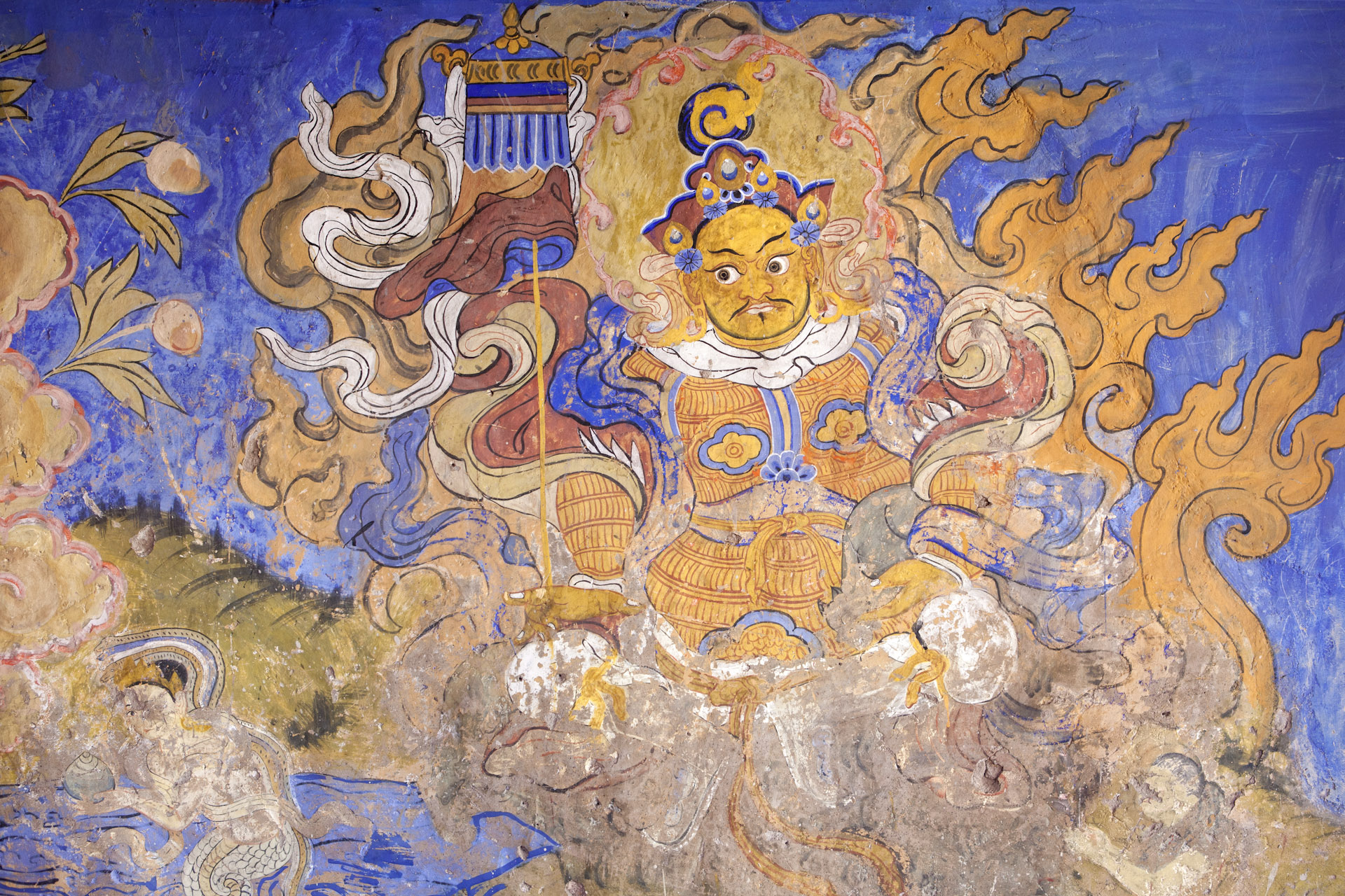 India-Ladakh-Travel-Leh-Thiksey-Buddhist-Monastery-Mural.JPG