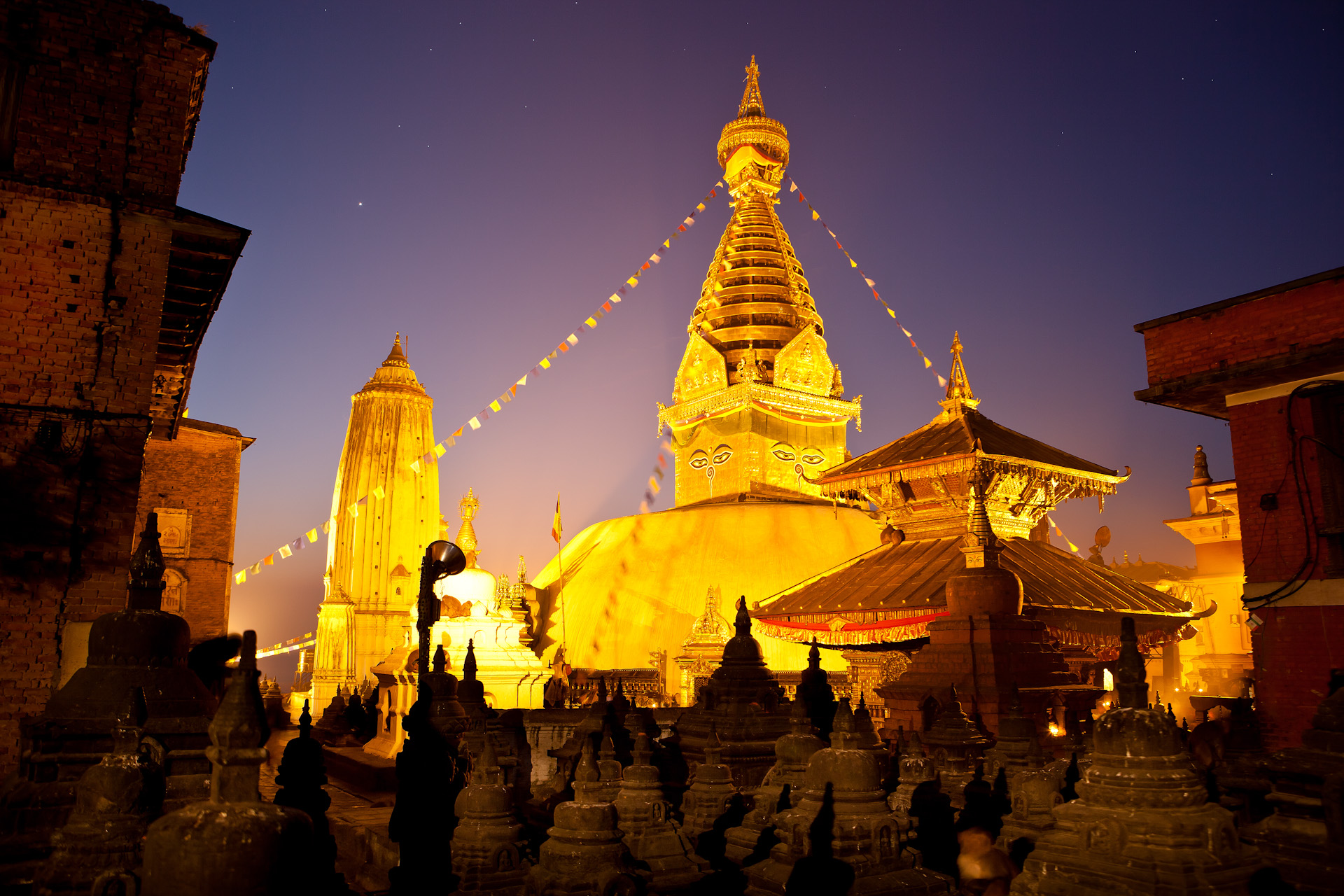 Nepal-Kathmandu-Travel-Swayambhunath-Buddhism-Temple-Night-Jason-Bax.JPG