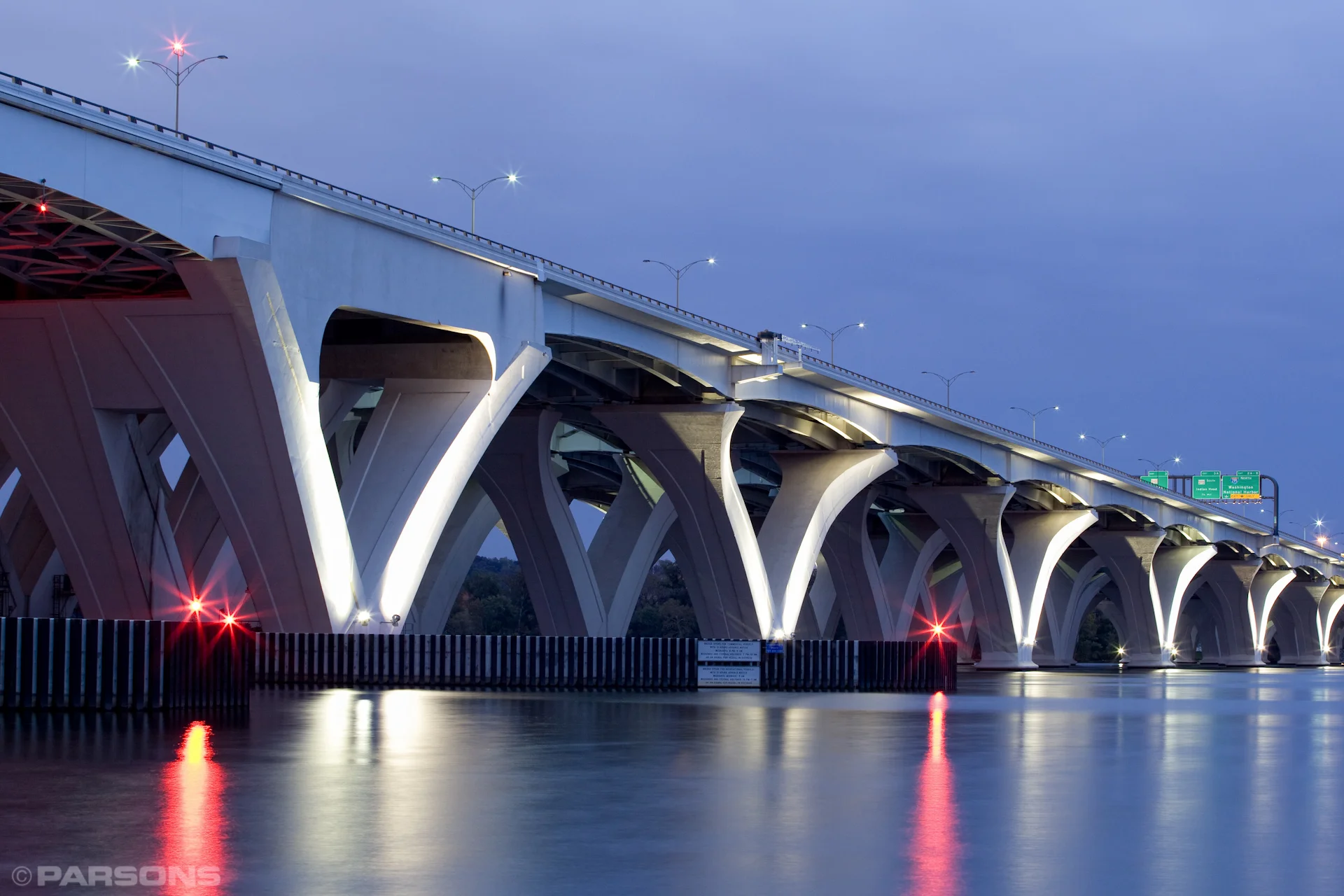 Civil-Engineering-Woodrow-Wilson-Bridge-Virgina-Washington-DC-Night.JPG