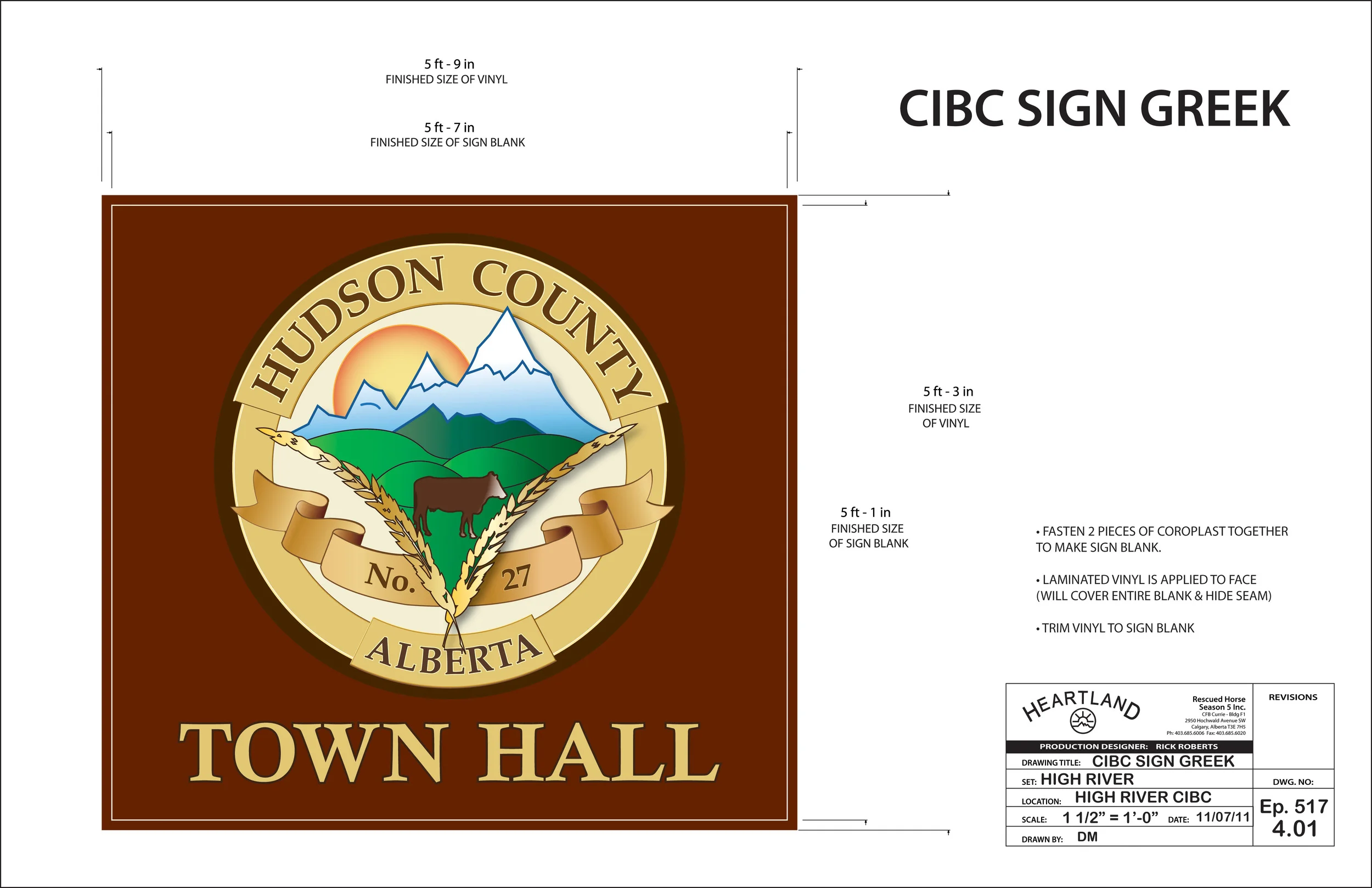 County Logo & Sign - Heartland Season 5