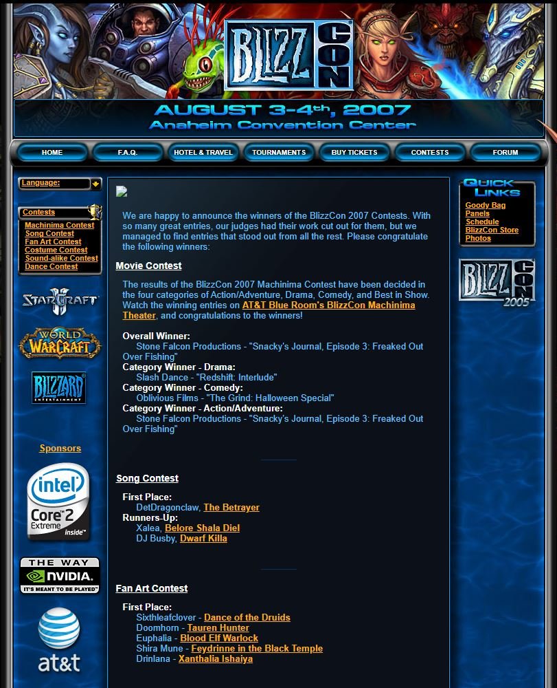 BlizzCon 2007 Machinima Winners Website.JPG