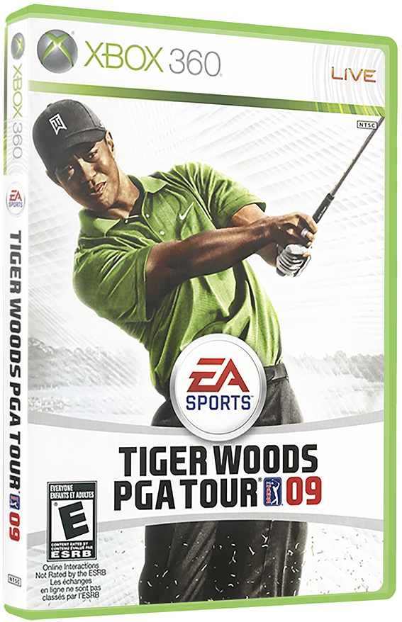 Tiger Woods PGA Tour 09 Xbox 360 Box Turn.png