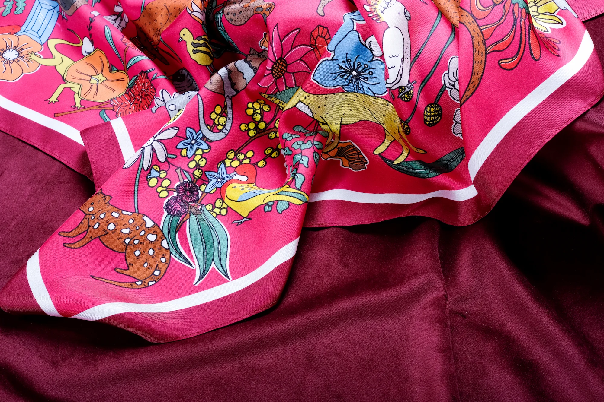 The Australia Silk Souvenir Scarf