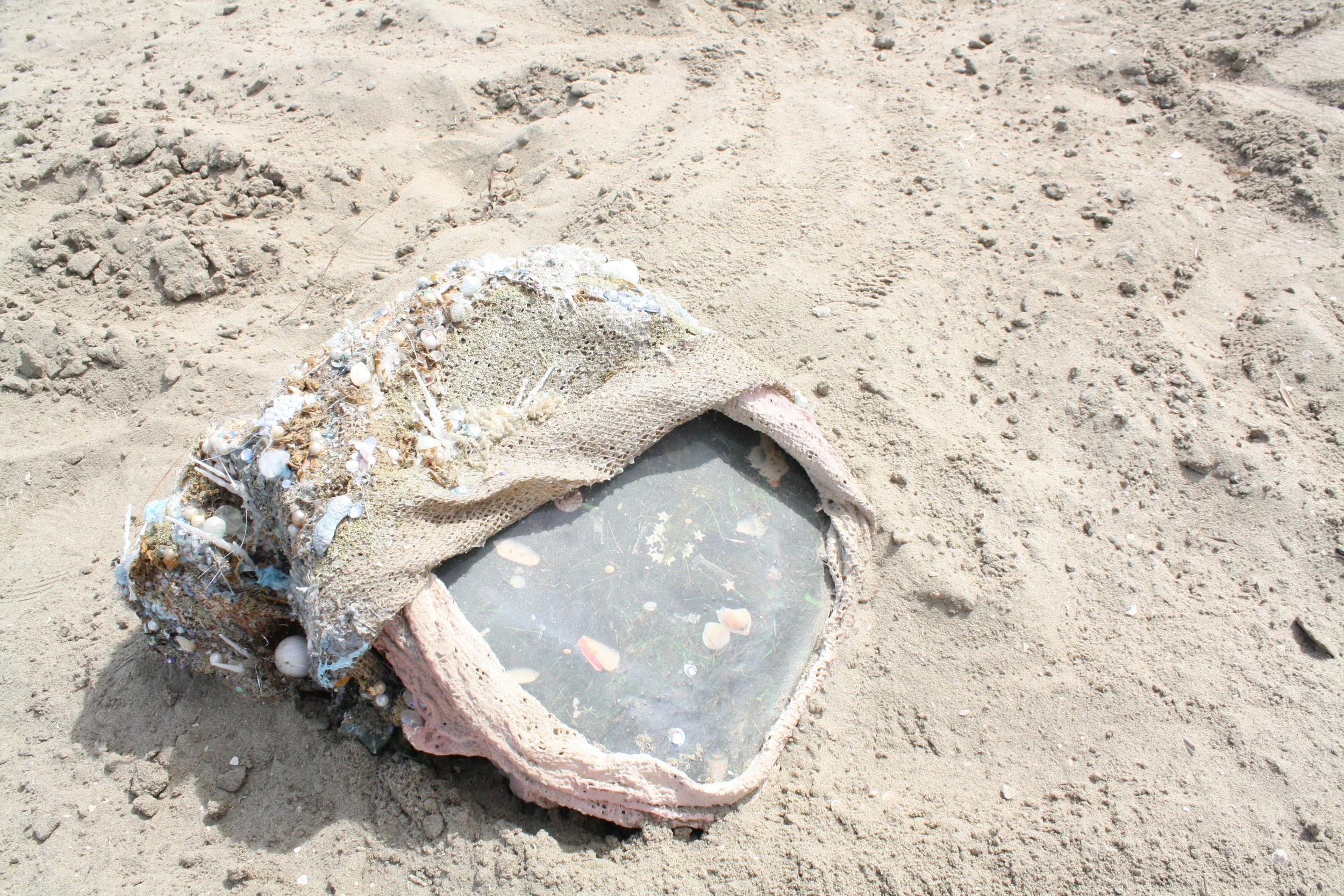 Sniffle Grass (installation view), "SPF15 2) Audrey Hope | Allison Wiese," Fiesta Island