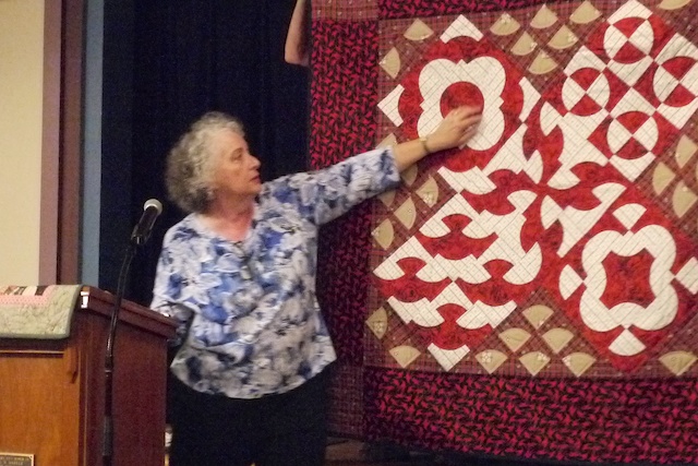 Pepper Cory at Village Quilters, August 2014