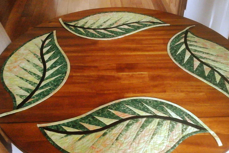 Tea Leaf Placemats, Jane Reents