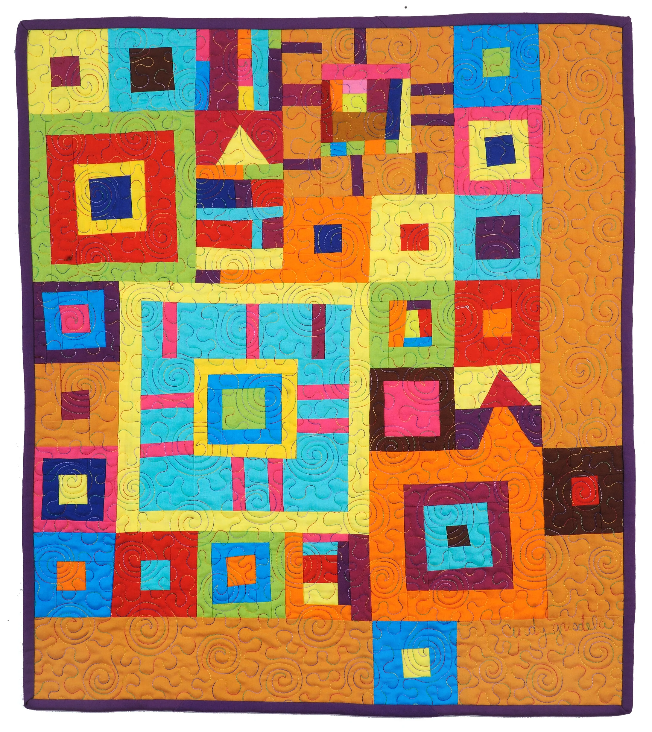 Speaker: Anatomy of an Improv Quilt by Cindy Grisdela (via Zoom)