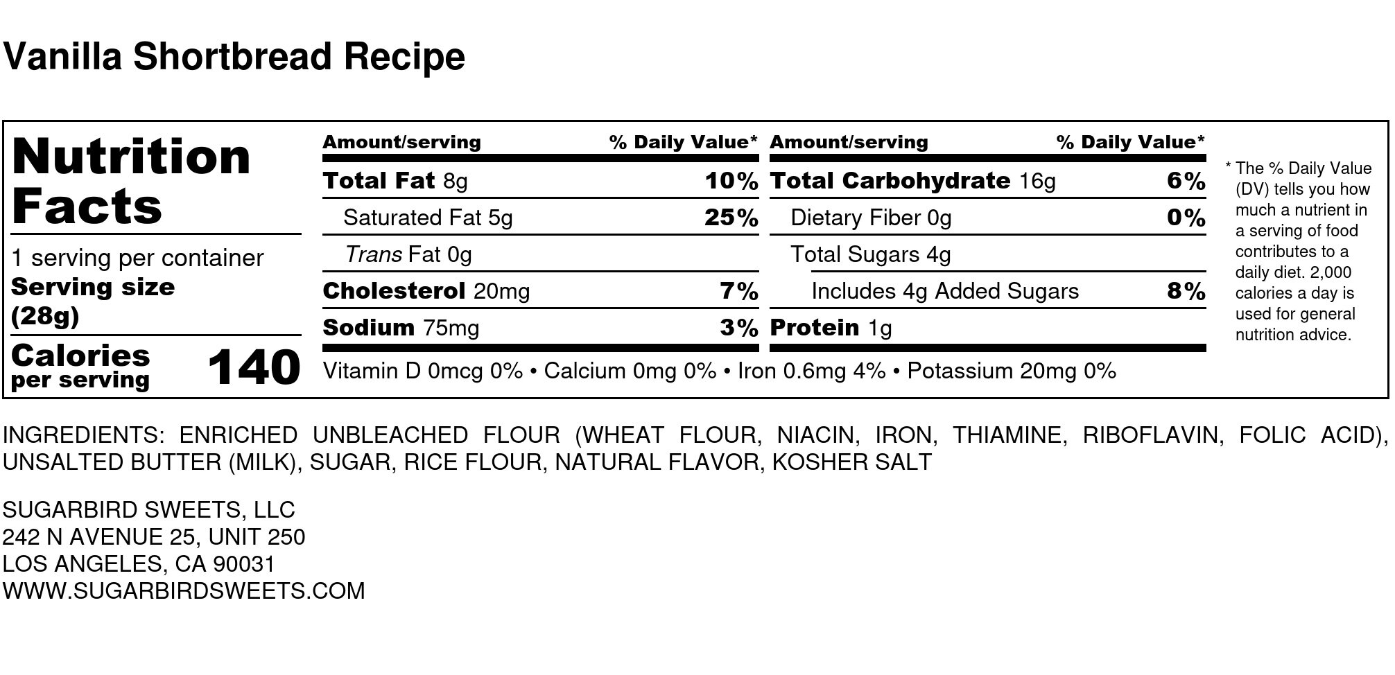 Vanilla Shortbread Recipe - Nutrition Label.jpg
