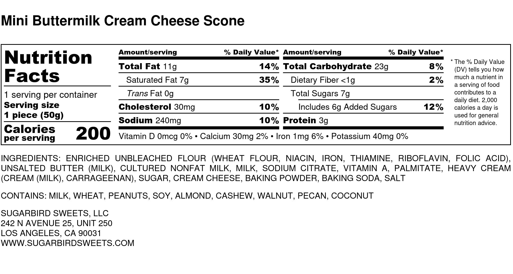 Mini Buttermilk Cream Cheese Scone - Nutrition Label.jpg