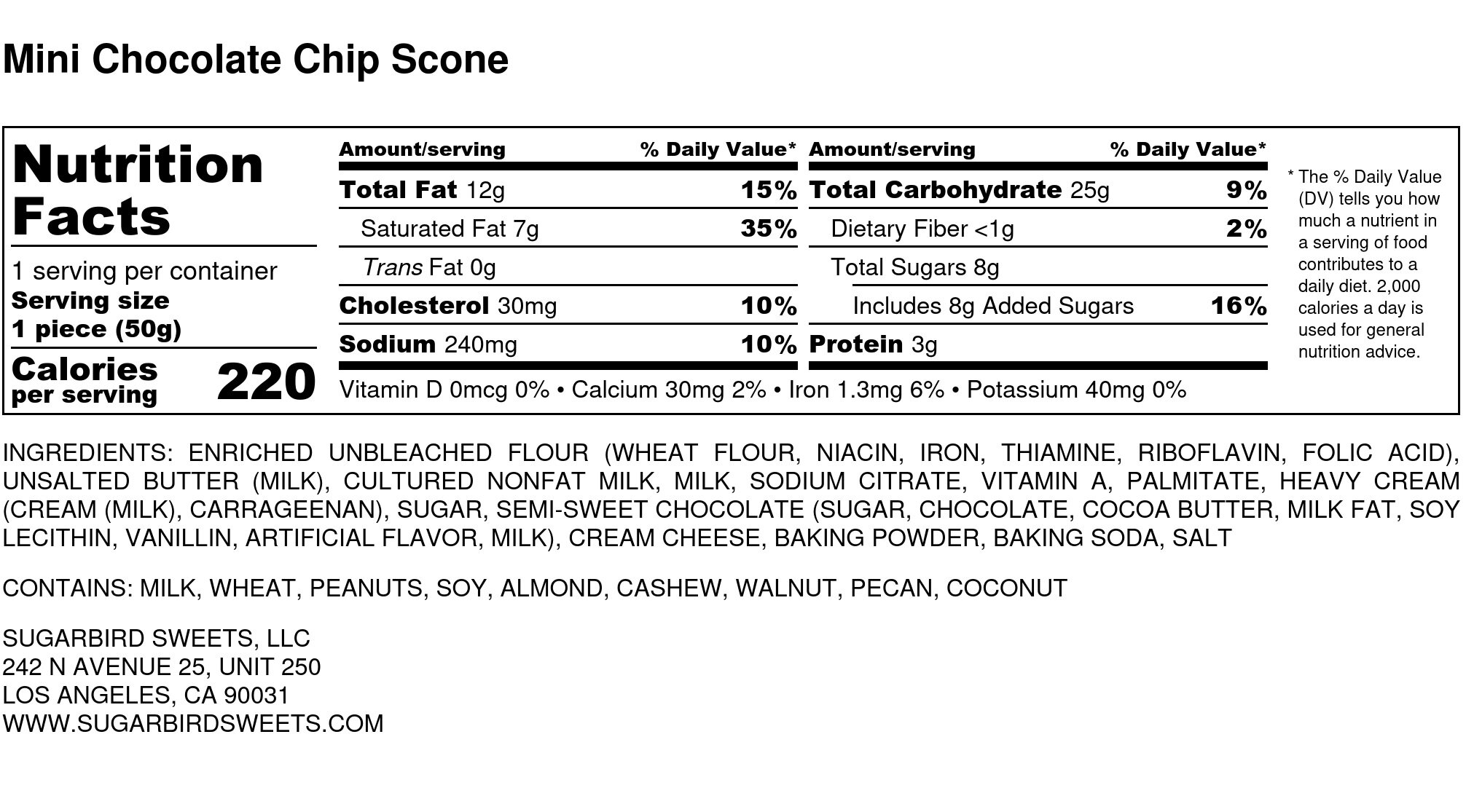 Mini Chocolate Chip Scone - Nutrition Label.jpg