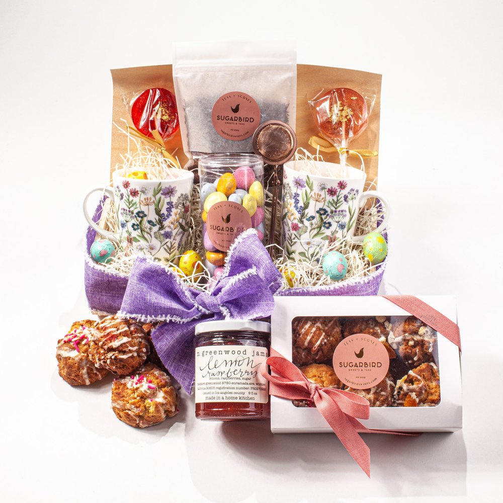 Seasonal spring gift basket