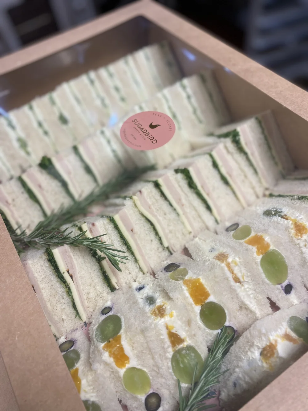 Tea sandwiches platter
