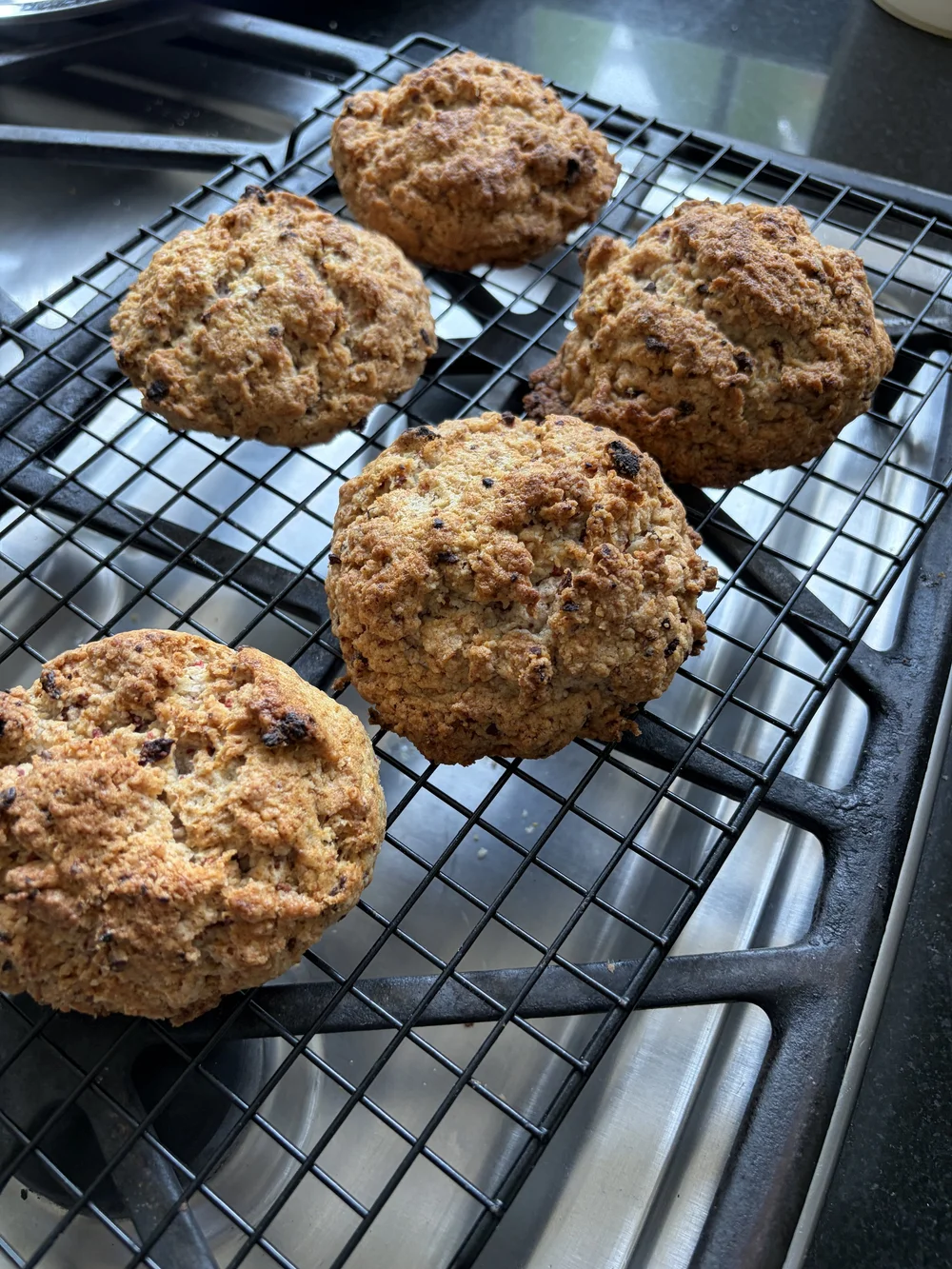 Warm baked scones from the Bake-at-Home Afternoon Tea Kit