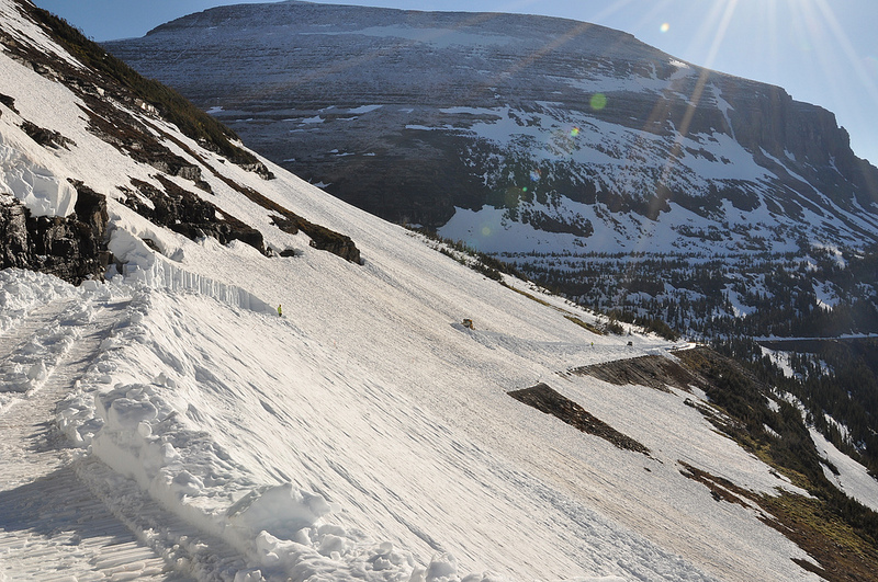 Going-to-the-Sun Road // The Big Drift - June 4, 2013 // Photo courtesy of Glacier National Park 