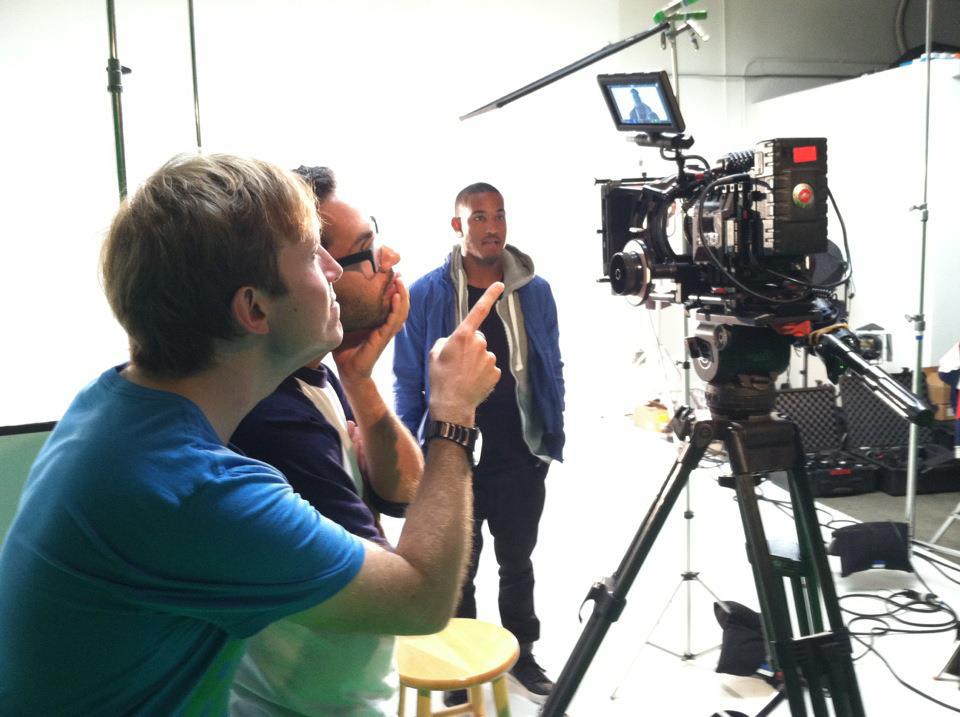 Sami directing DLRN's Good Company music video.