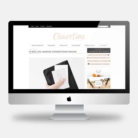 Featured: Clementine Daily + Making Connections Online