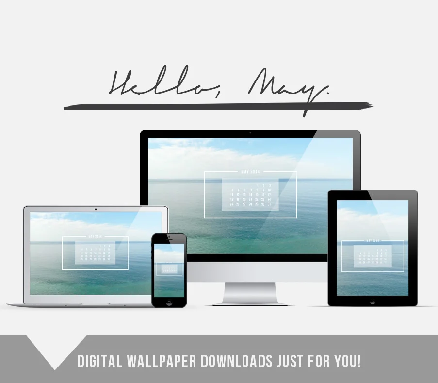 Free wallpaper download for May! // www.jenniferesnyder.com