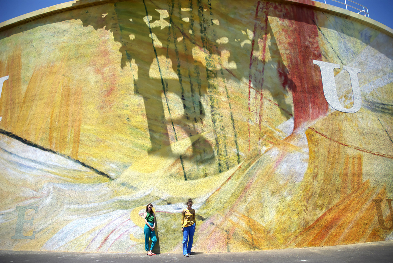 At Same Sun — the water tank project in Davis, California. // Photo: Kent Lacin .