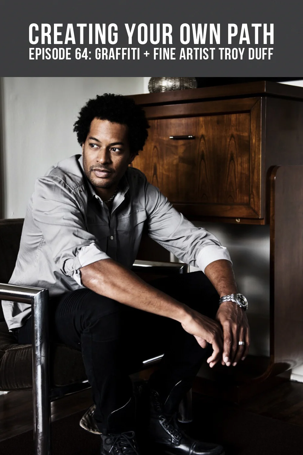 Graffiti + Fine Artist Troy Duff // Photo: Yve Assad