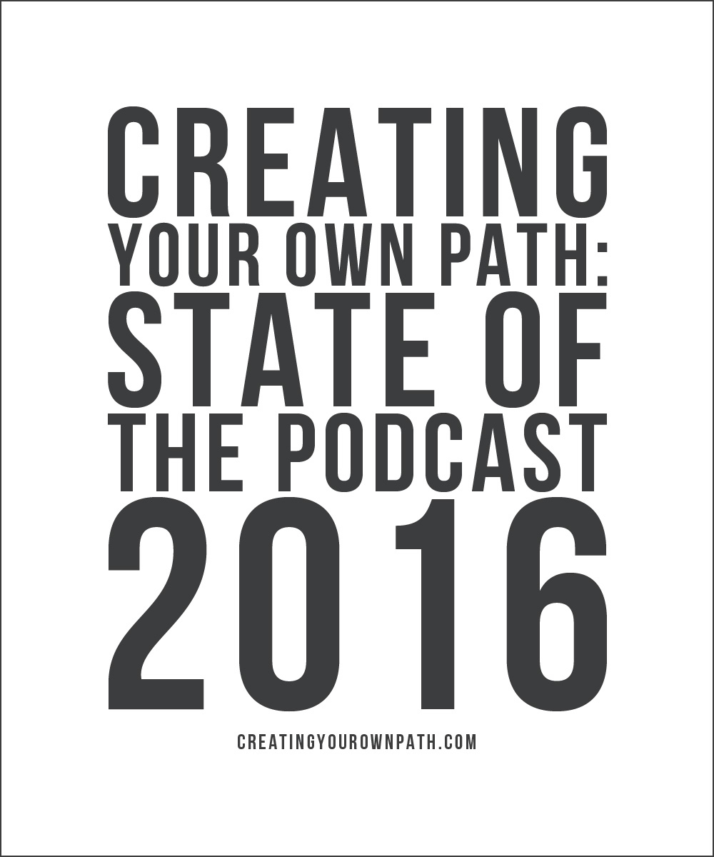 Creating Your Own Path: State of the Podcast 2016 
