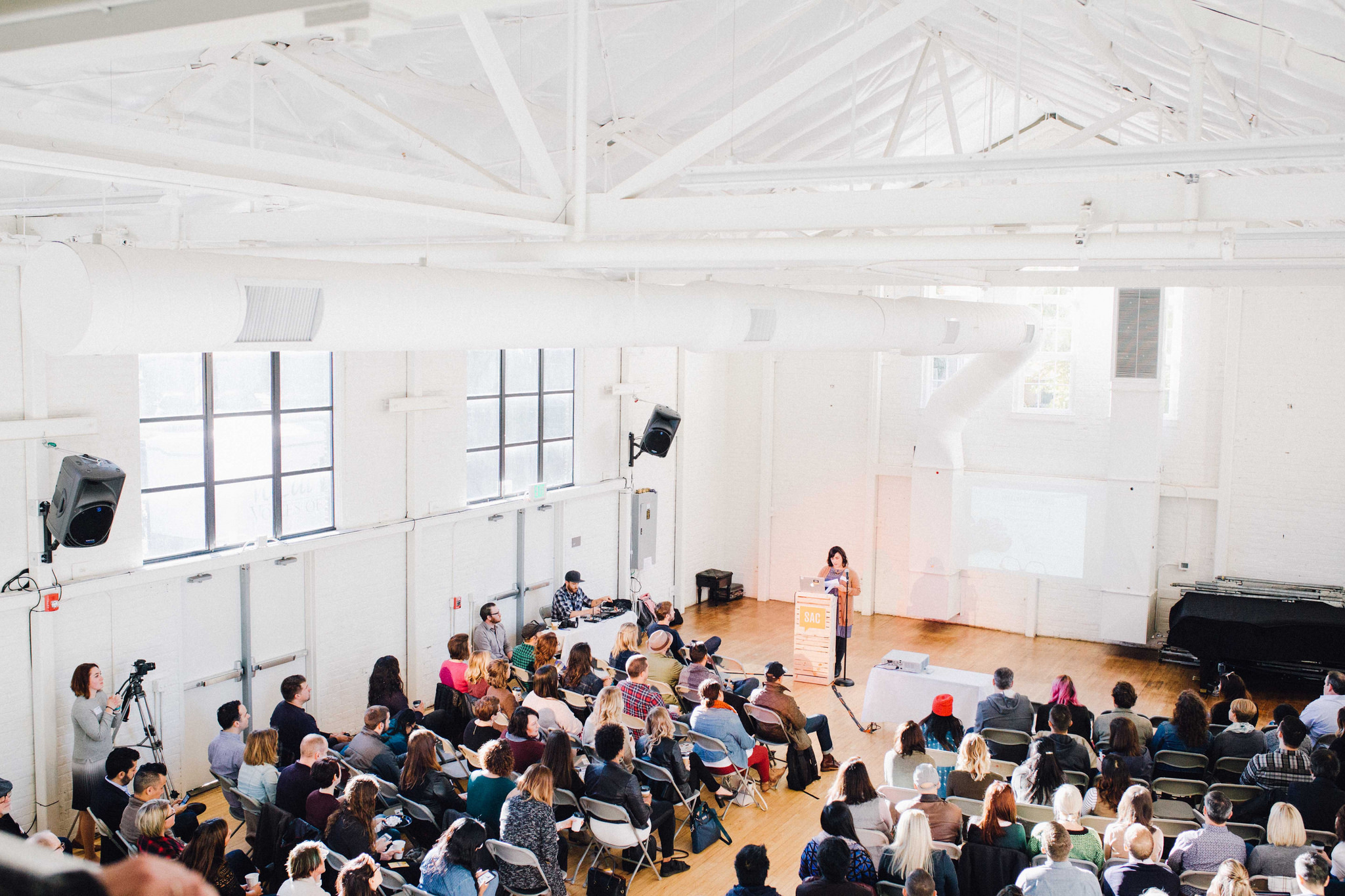 Rebecca Plumb at Creative Mornings Sacramento // Photo Credit: Stephanie Russo