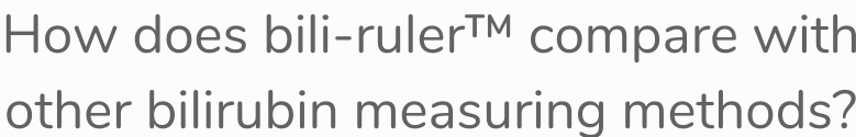 Bili Radiometer icterometer bili-ruler™ - Little Sparrows Technologies
