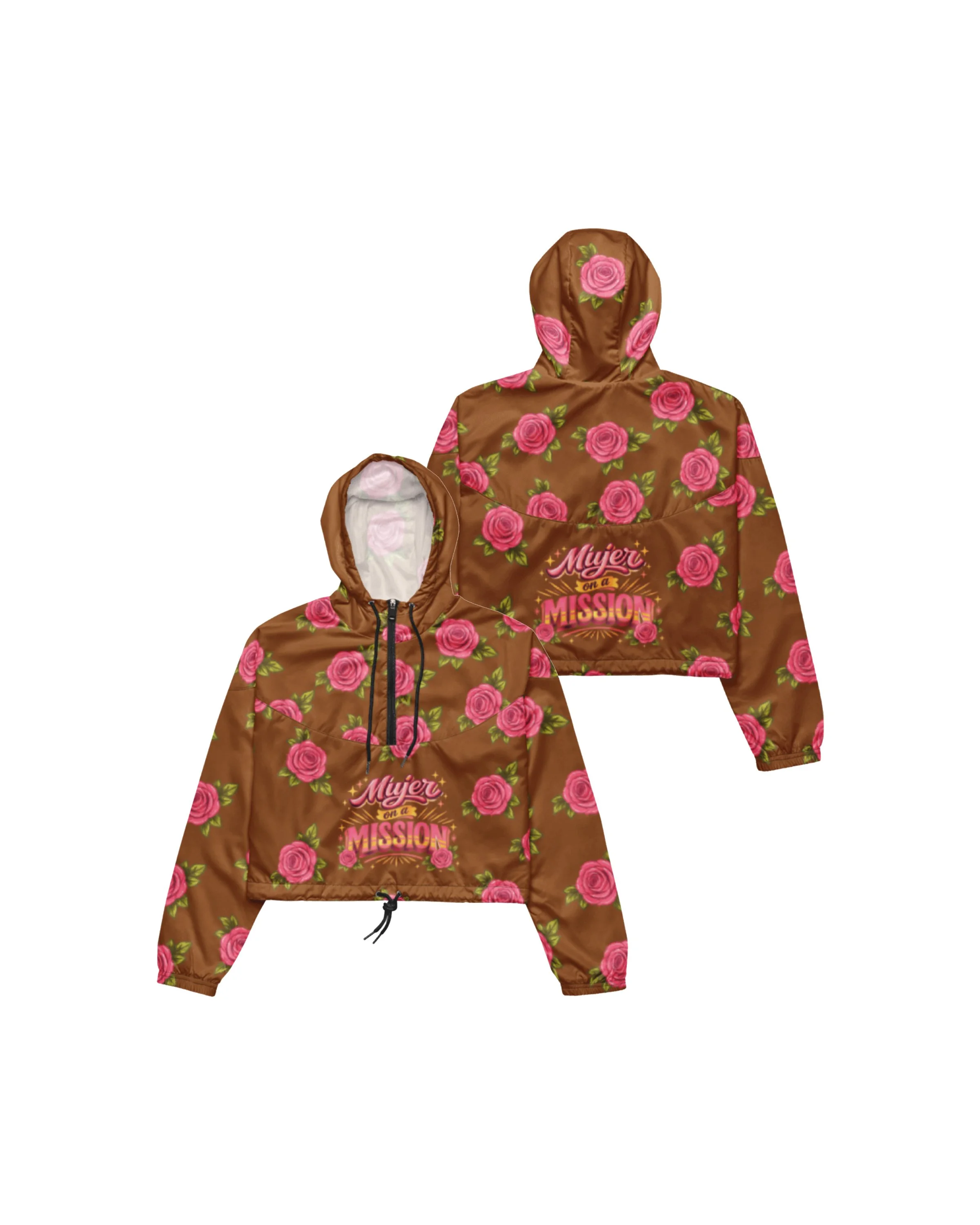 LIMITED EDITION - MUJER ON A MISSION CROP SPORTY JACKET