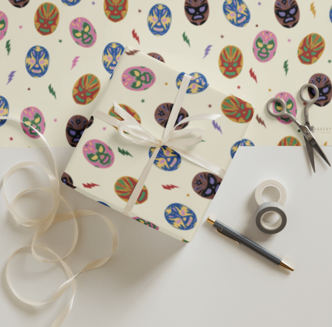 MASCARITA PATTERN GIFT WRAPPING PAPER