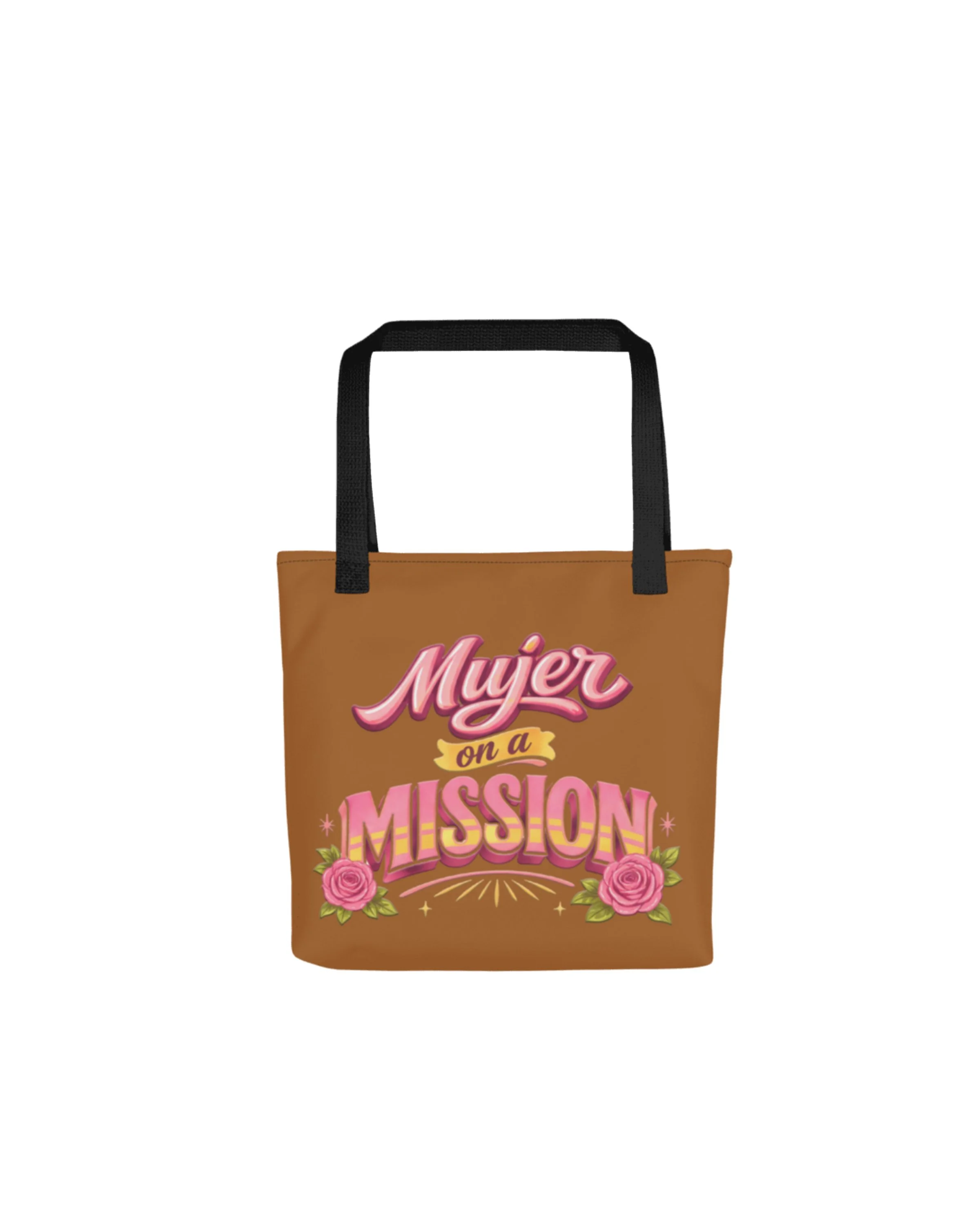 MUJER ON A MISSION GRAPHIC CANVAS TOTE