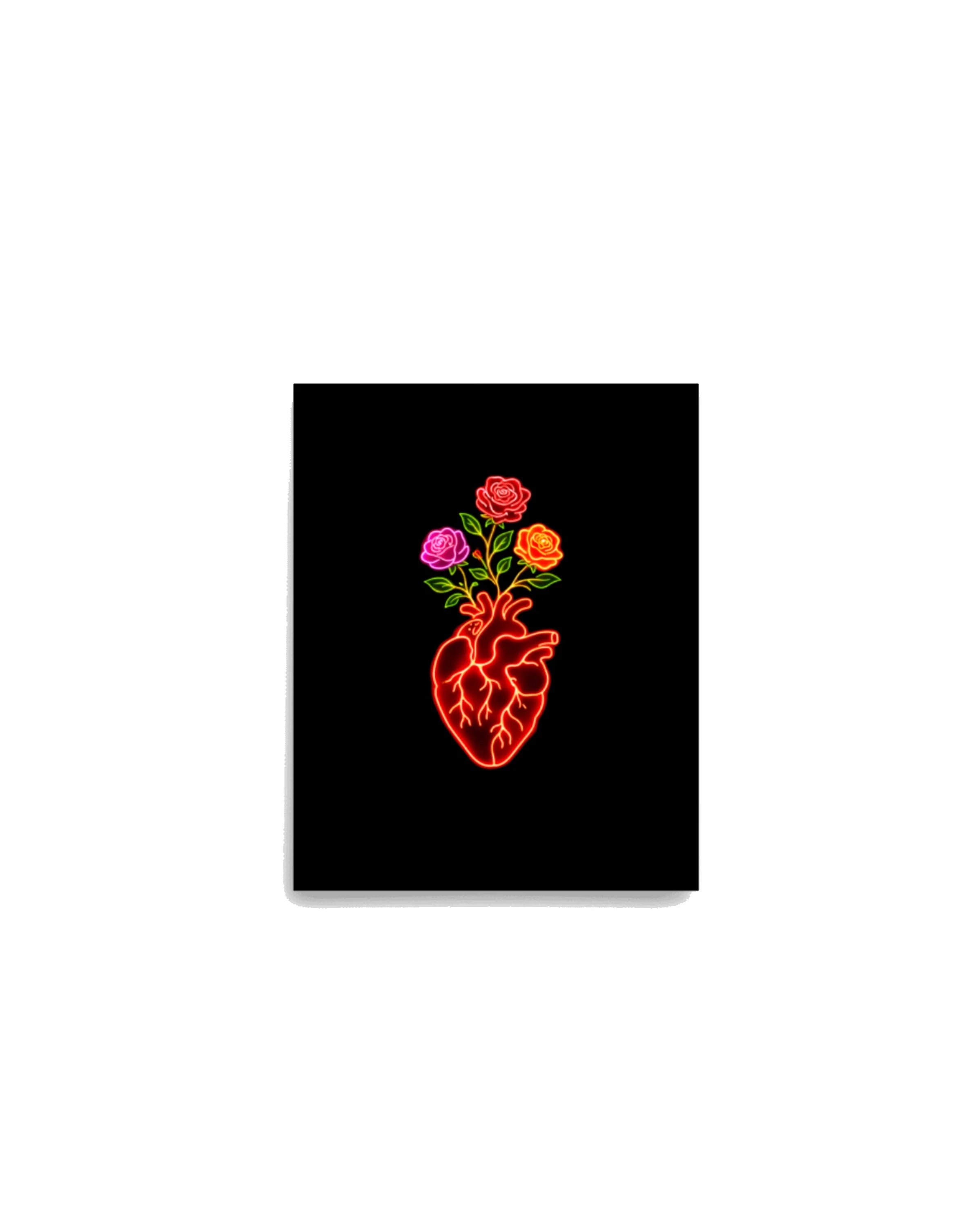 NEON CORAZON 8X10 PRINT