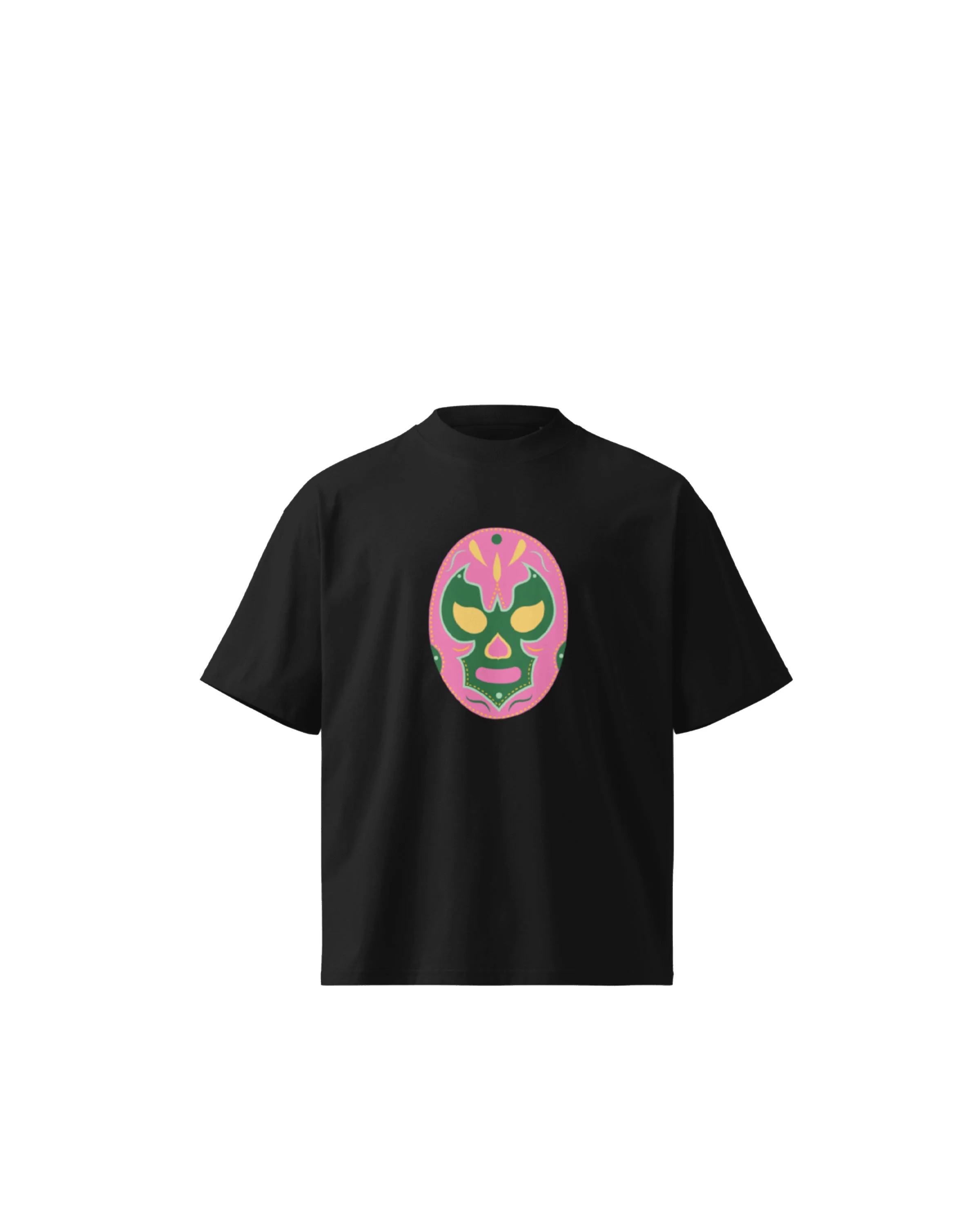 UNISEX LUCHA GRAPHIC TEE PINK/OLIVE