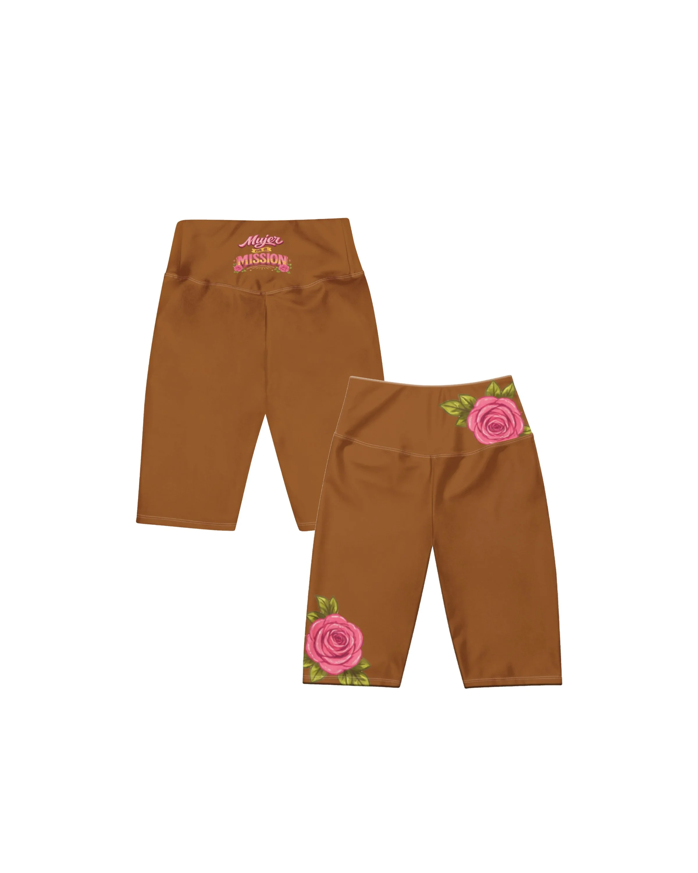 MUJER ON A MISSION HIGH WAIST BIKER SHORT