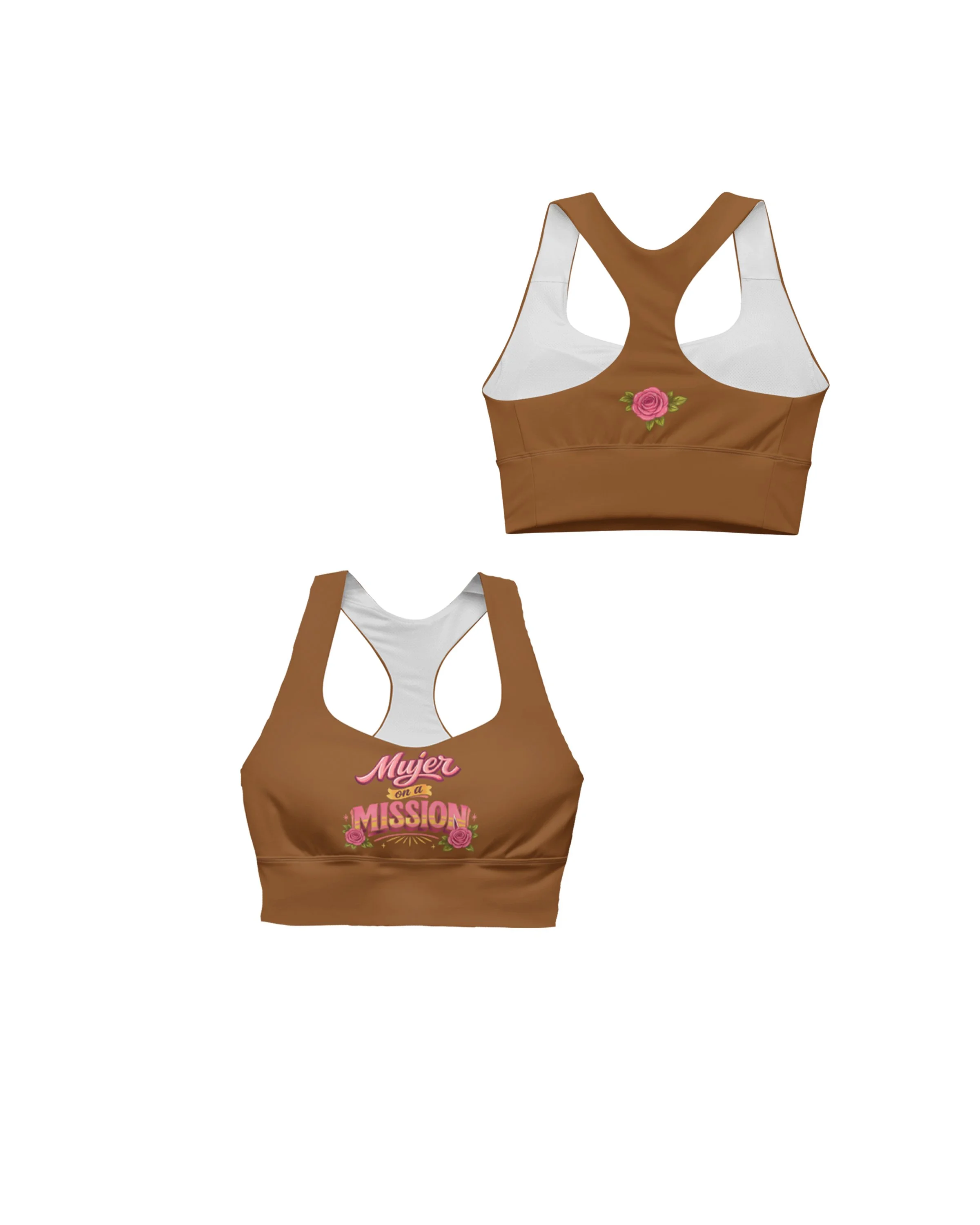 MUJER ON A MISSION SPORTS BRA - TOP ONLY