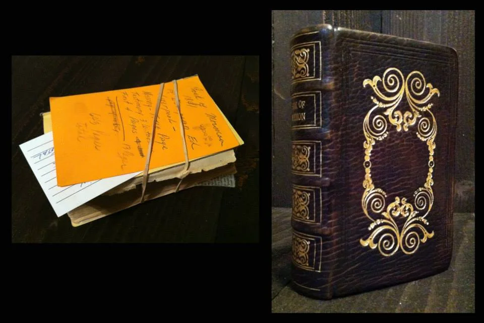 1841 Book of Mormon. Complete rebinding to match the deluxe edition from Liverpool.