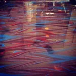 Paint floating the size, combed into the Gel-Git pattern.