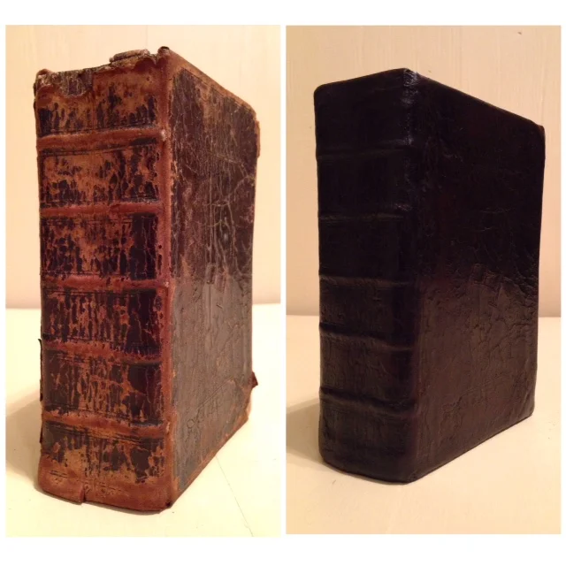 Before and After Restoration.