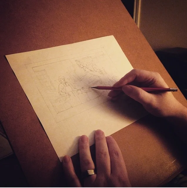 Process shot Joseph shared on Instagram #revolutionexchange2015.