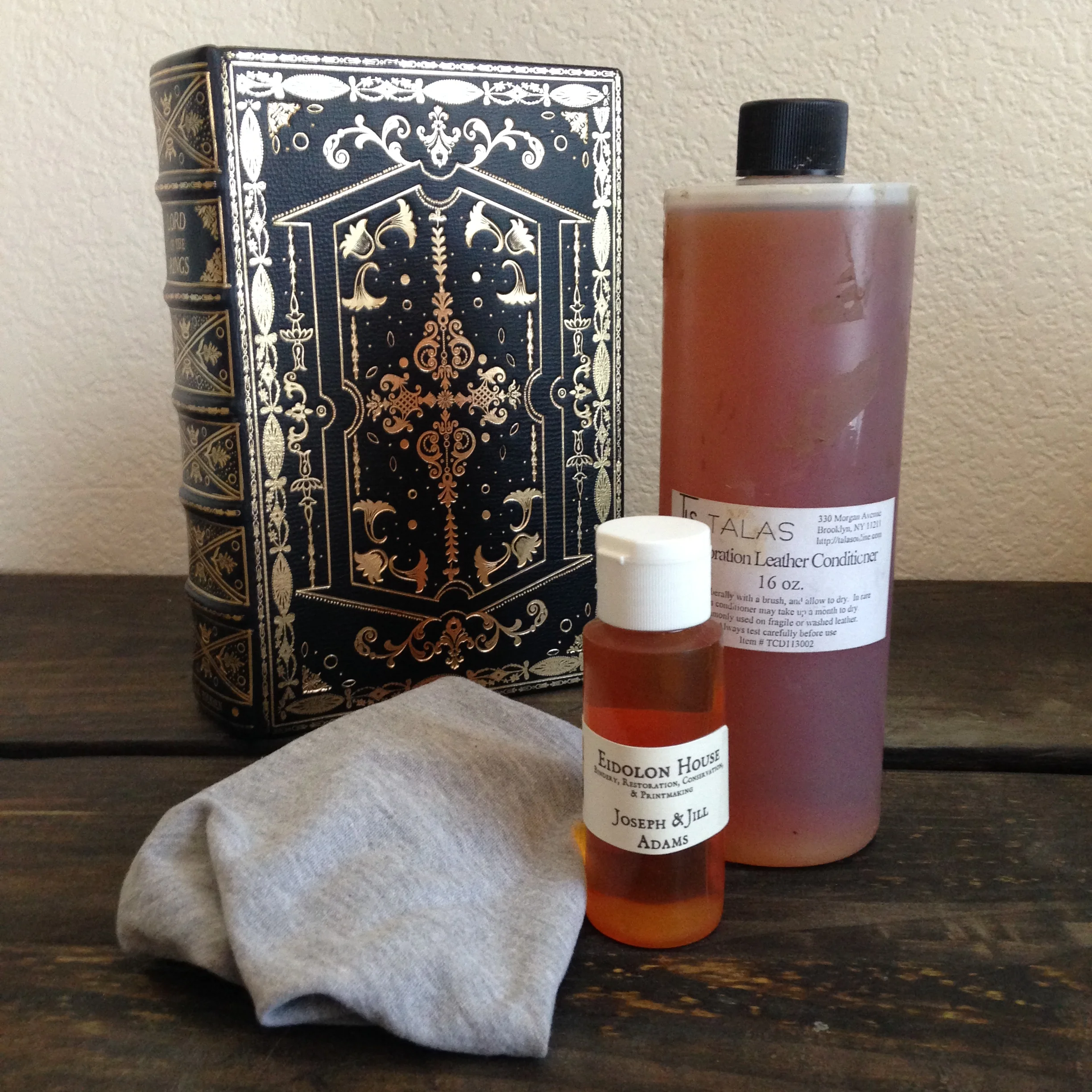 How To Leather Conditioning For Fine Bindings. — Eidolon House