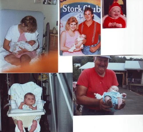 Meagan's beginnings...beautiful baby.