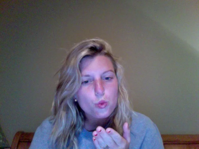 Meagan's good-bye kiss a week before our lives were forever changed.