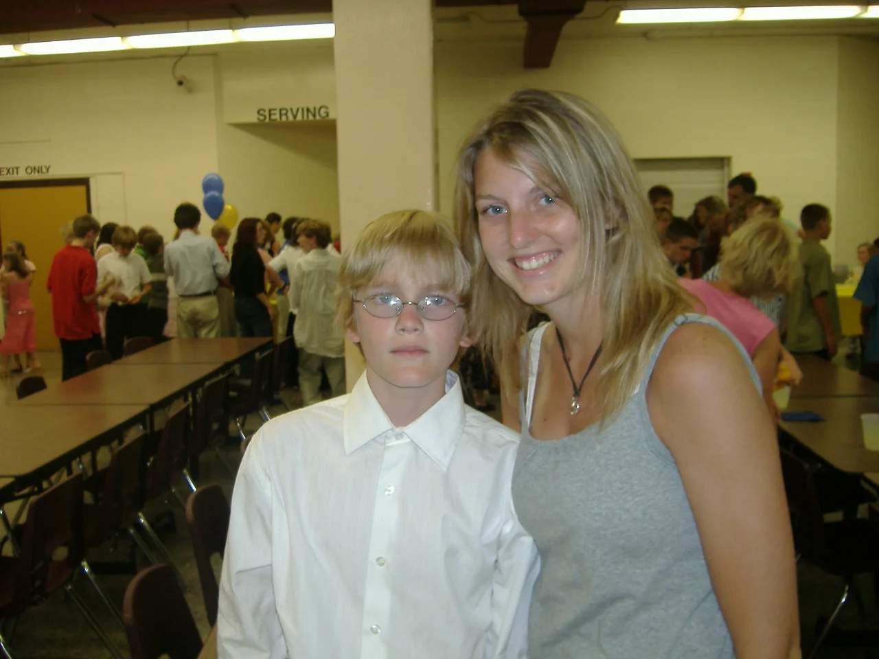 Meagan and Samuel at his 6th grade graduation.