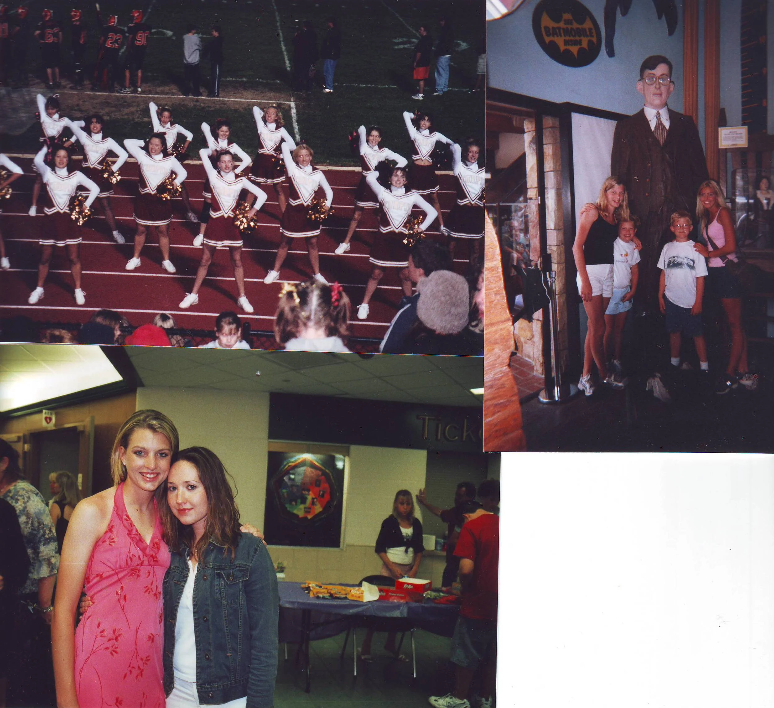 Cheering and dancing always...