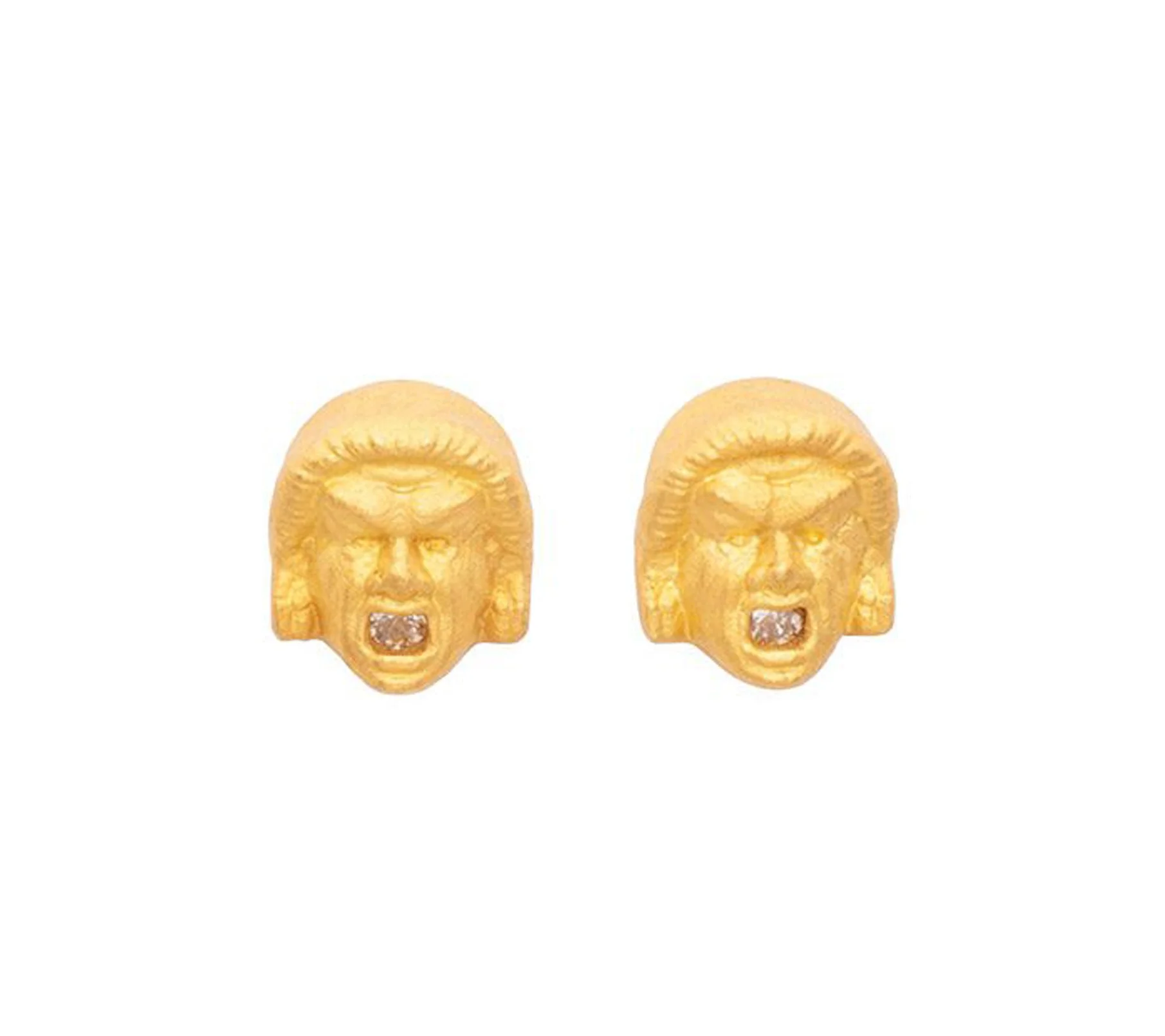 Echoes of Mycenae Studs Male Yellow Front.jpg
