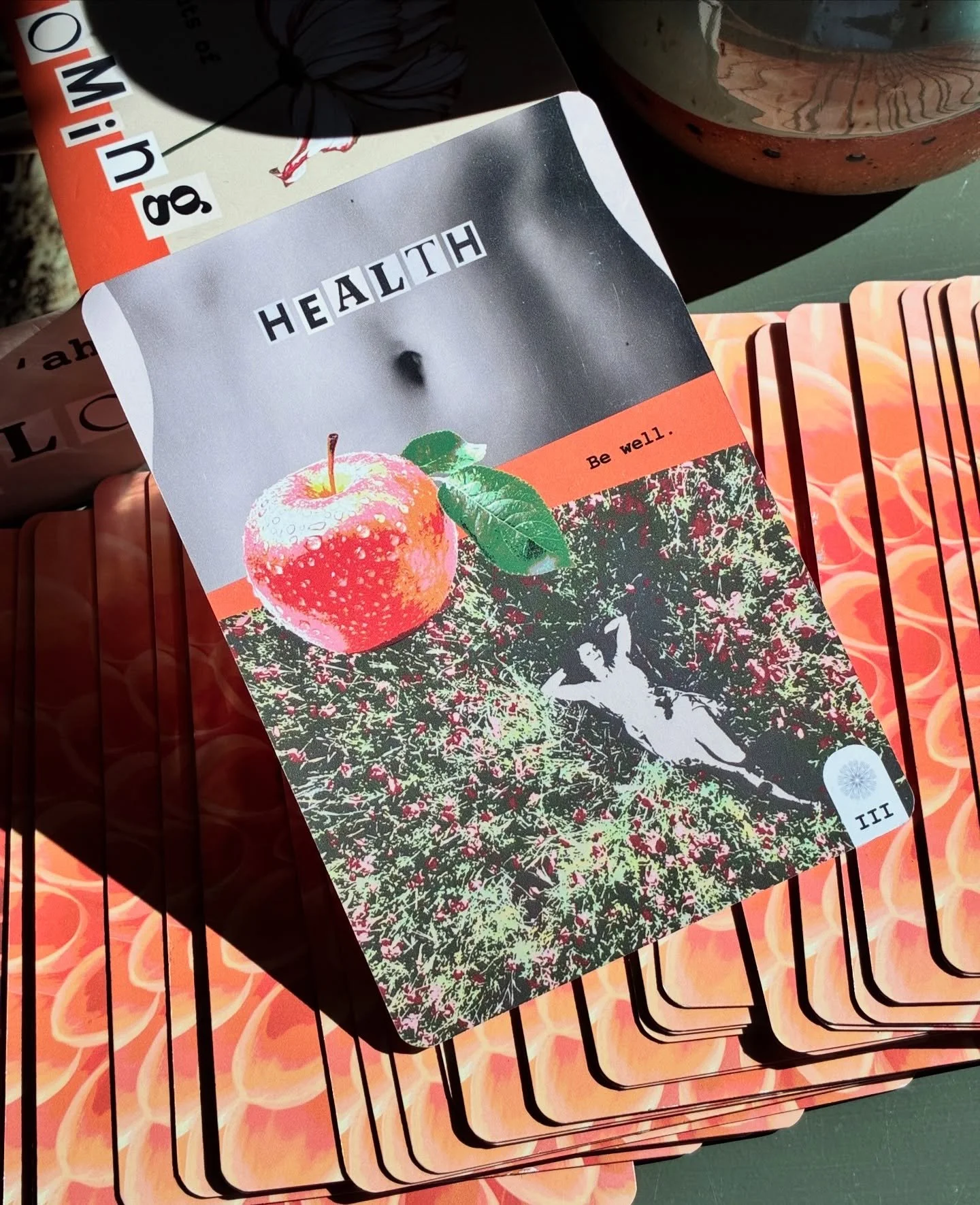 Today's card is asking you to check-in with yourself holistically, with the health of your body, mind, heart and soul. We tend to forget the importance of our health when we're not ill, taking it for granted, when our health is the silent force behin