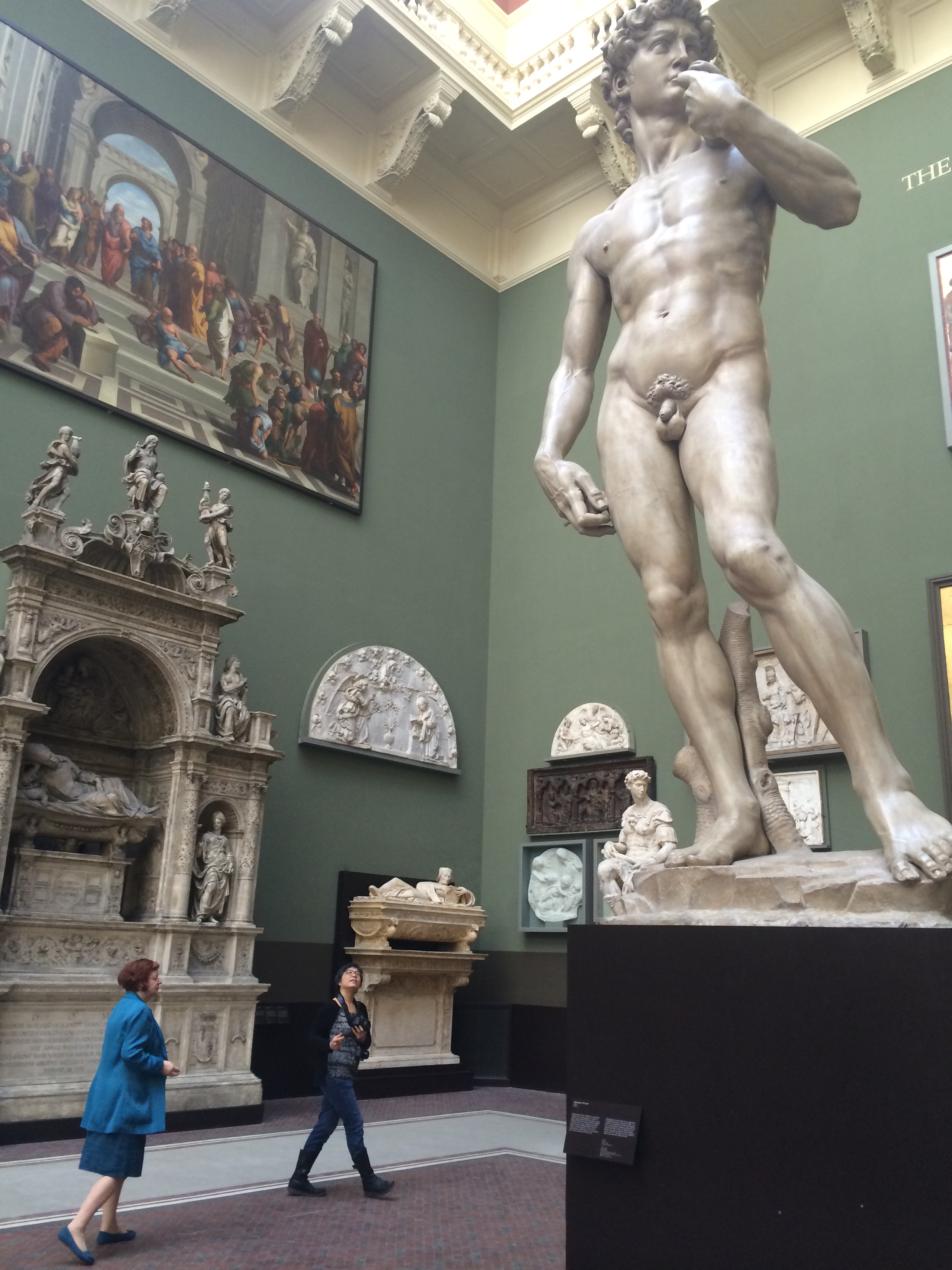 So we were back at it the following week, this time with Mary and David at the Victoria & Albert Museum in London.